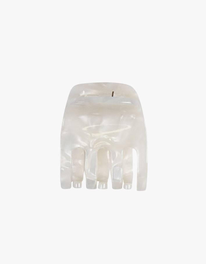 Hårklämma offwhite - 4,5x3,4x4,2 cm offwhite - 1
