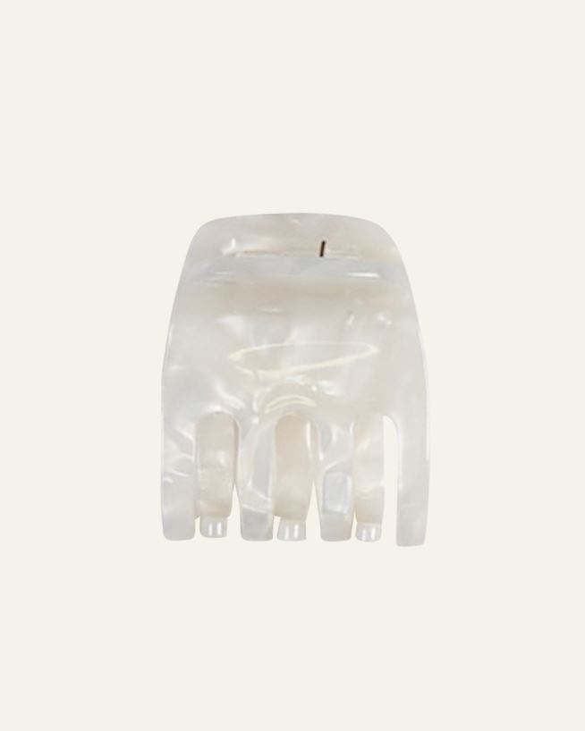 Hårklämma offwhite - 4,5x3,4x4,2 cm offwhite - 1