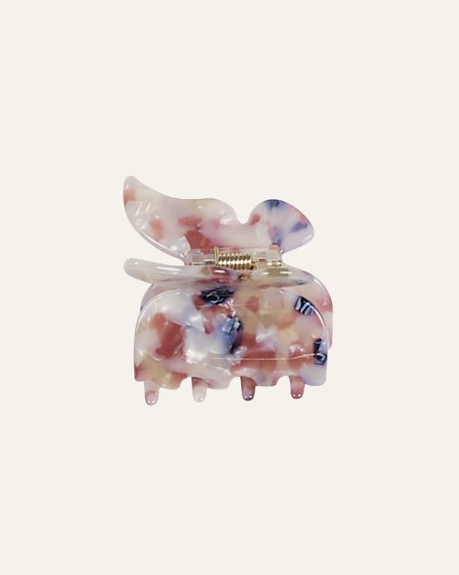 Hårklämma multi/rosa - 4,5x4,8x4,1 cm multi/rosa - 1