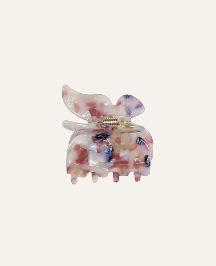 Hårklämma multi/rosa - 4,5x4,8x4,1 cm multi/rosa - 1