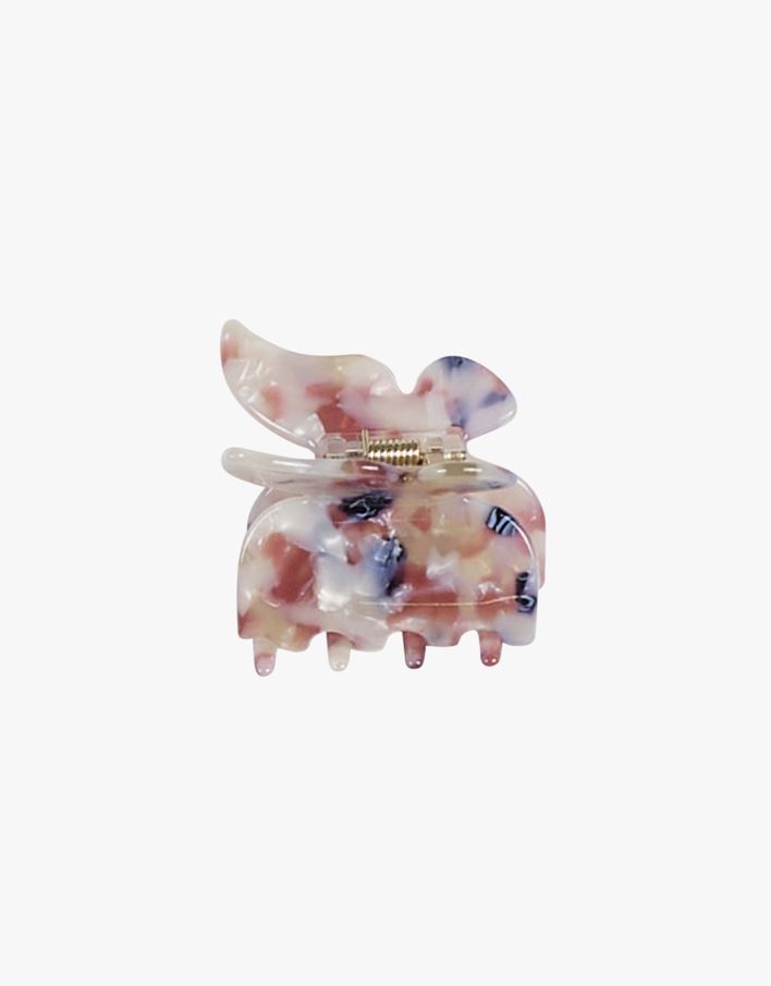 Hårklämma multi/rosa - 4,5x4,8x4,1 cm multi/rosa - 1