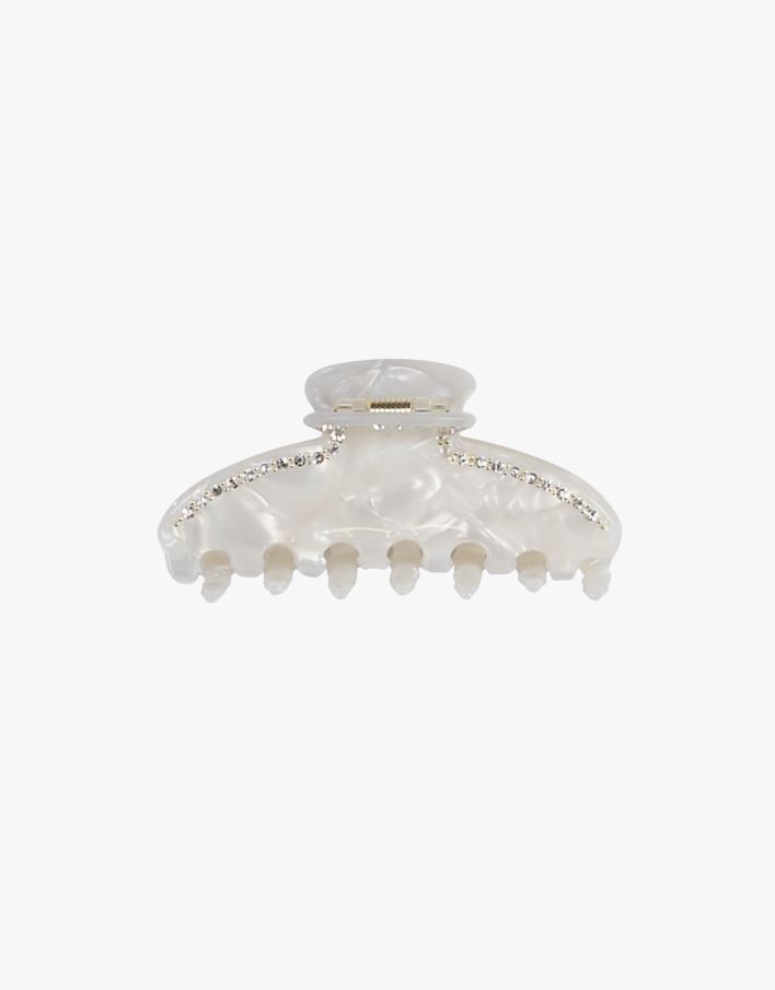 Hårklämma offwhite - 4,2x8,8x3,8 cm offwhite - 1