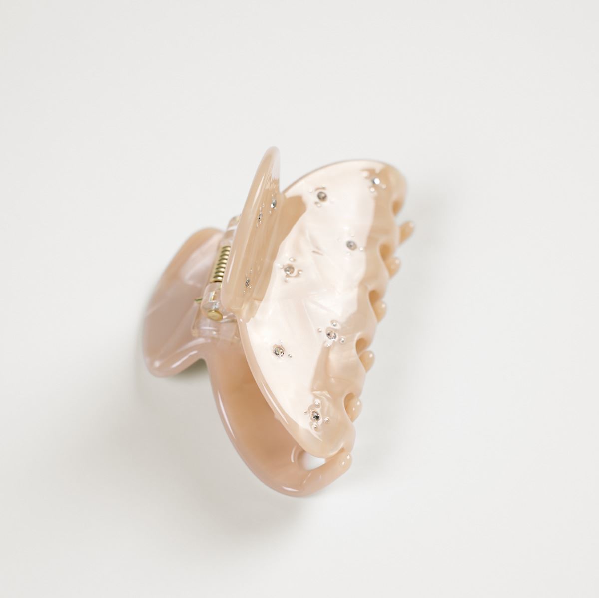 Hårklämma beige - 2