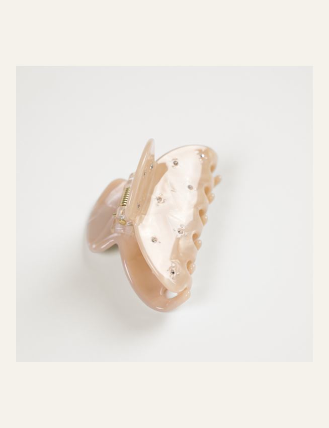 Hårklämma beige - 2