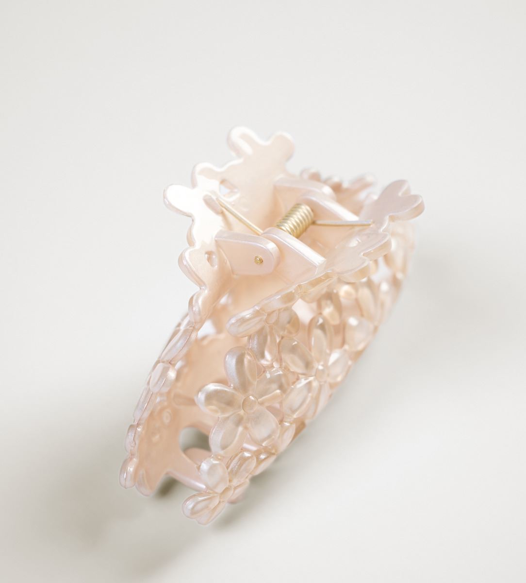 Hårklämma beige - 2