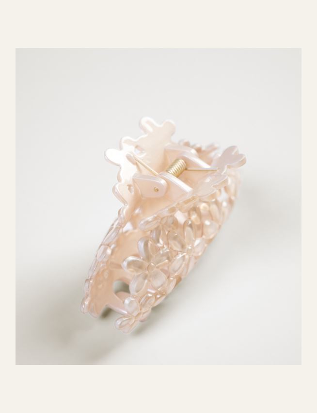 Hårklämma beige - 2