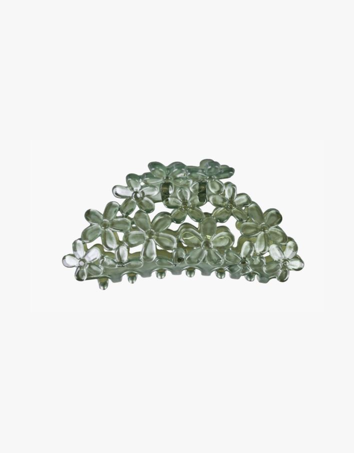 Hårklämma grön - 4,5x9,7x4,3 cm grön - 1