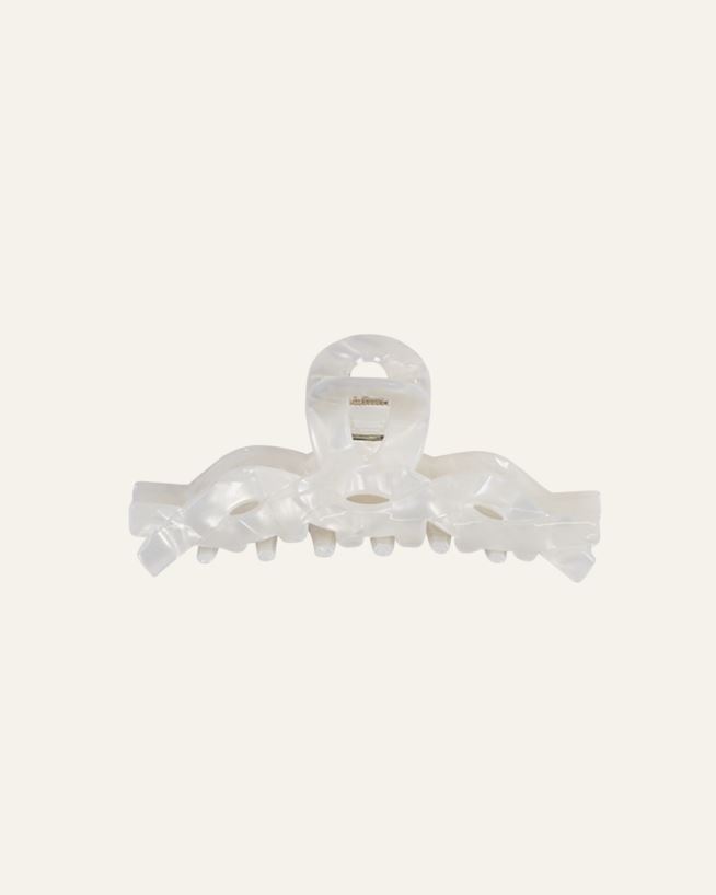 Hårklämma offwhite - 3,8x5,1x4,5 cm offwhite - 1