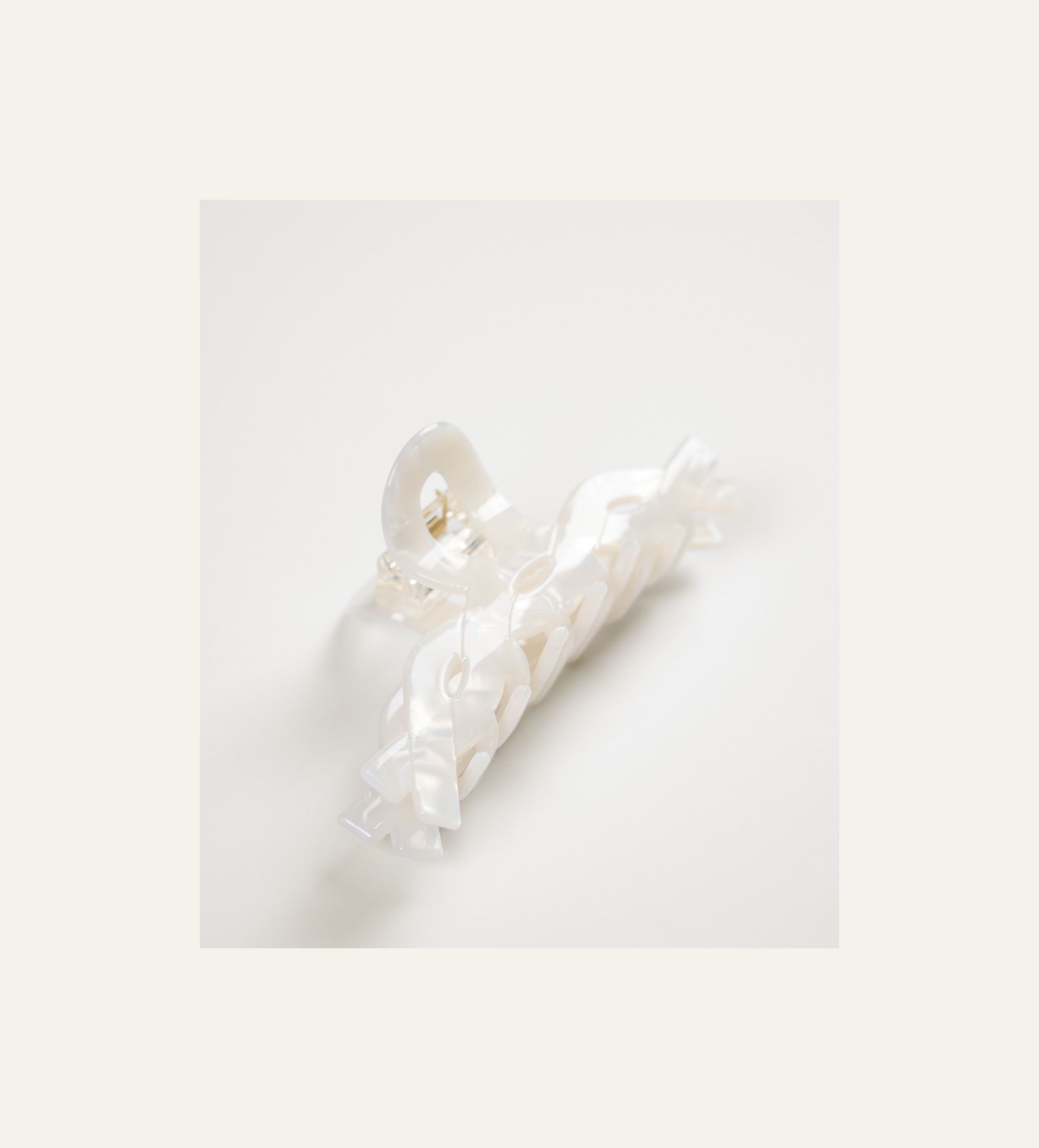 Hårklämma offwhite - 3