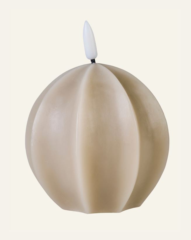 Led-ljus beige - 9,5x9,5x12,5 cm beige - 1