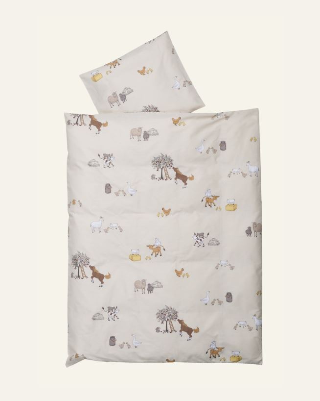 Påslakanset baby beige - 100x130 cm beige - 1