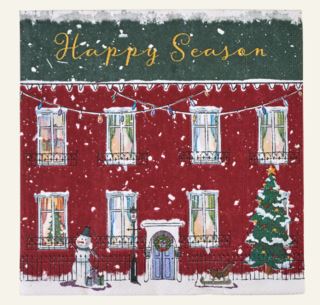Season house pappersservetter multi/röd