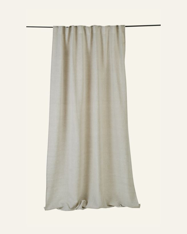Linnegardin ljusbeige - 140x250 cm ljusbeige - 1