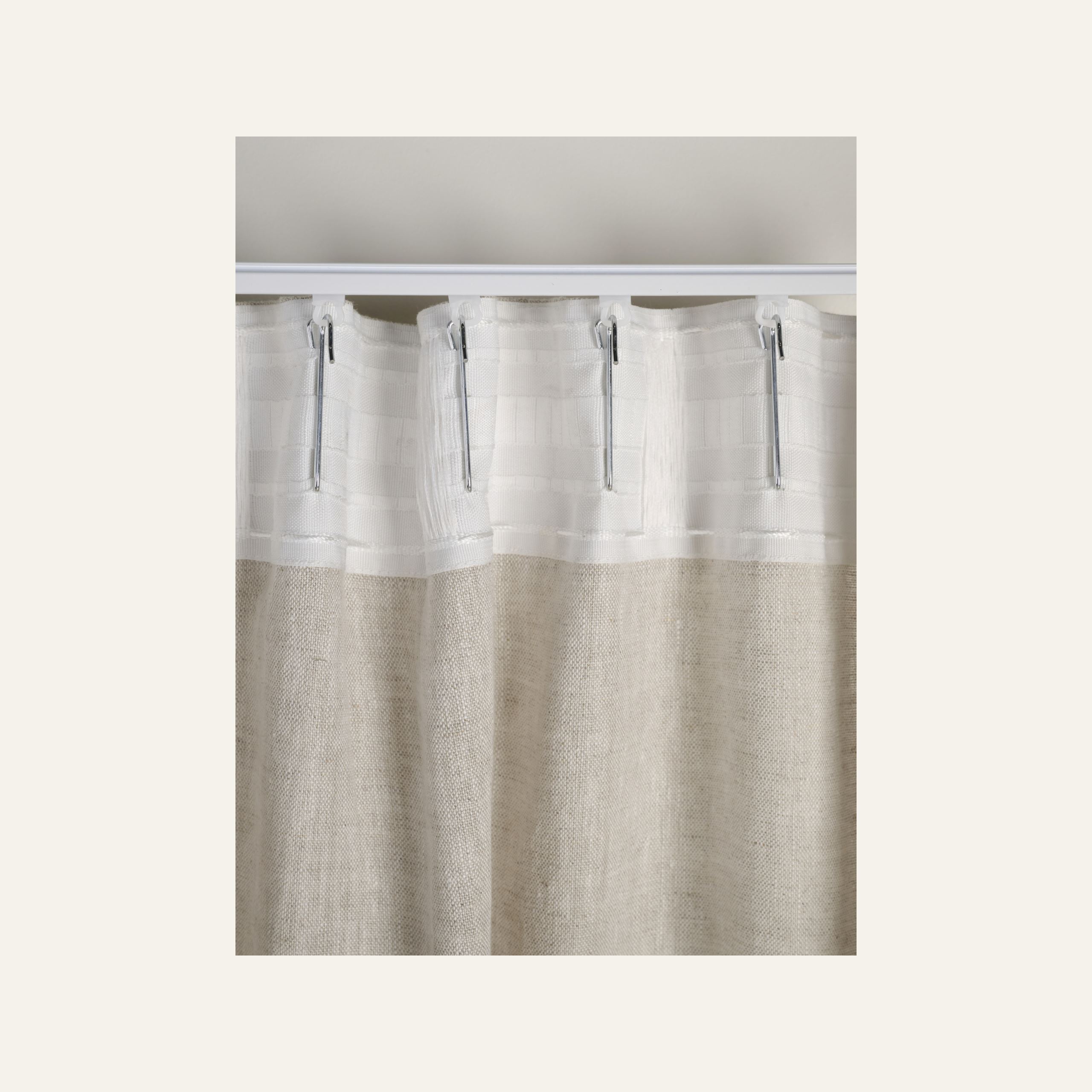 Linnegardin ljusbeige - 4