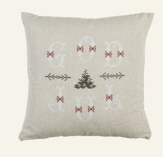 God Jul prydnadskudde natur