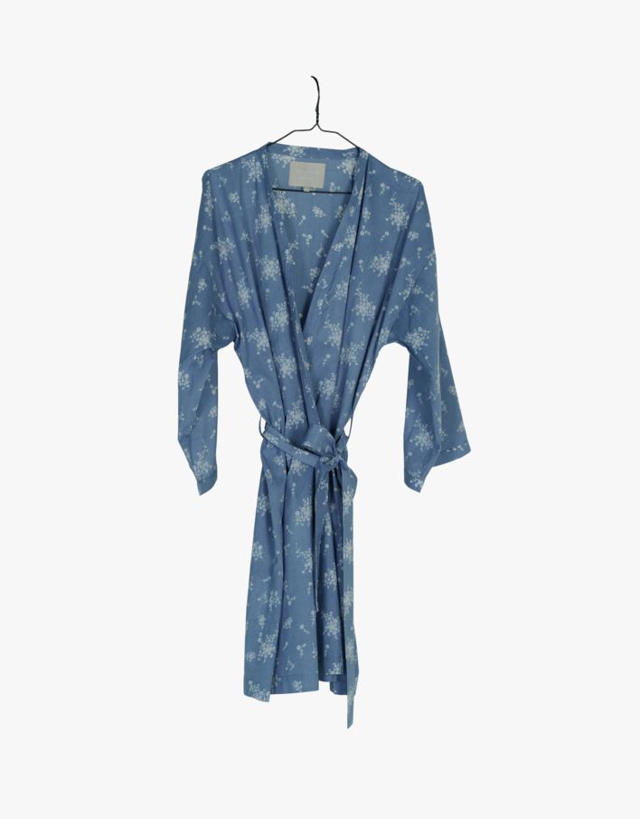 Kimono blå - one size blå - 1