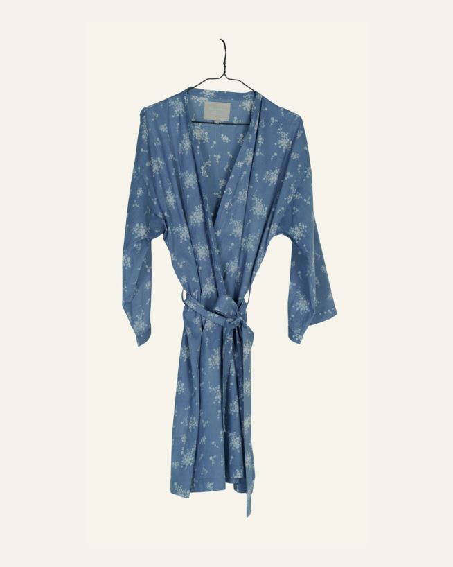 Kimono blå - one size blå - 1