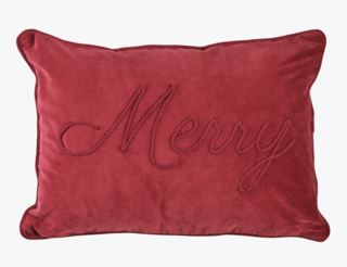 Merry prydnadskudde röd
