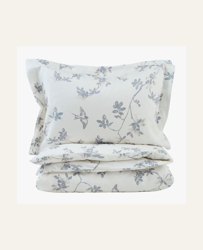 Påslakanset i satin vit - 230x220 cm vit - 1