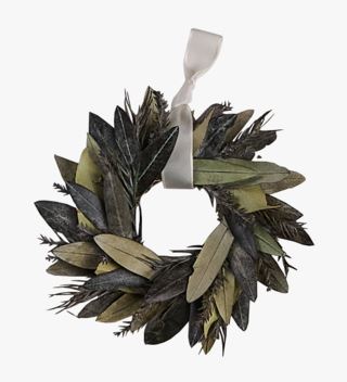 Leaf krans multi/grön