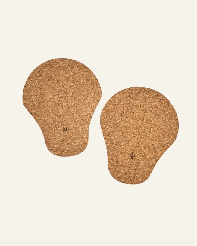 Floor sliders natur - 18x22,5x0,8 cm natur - 1