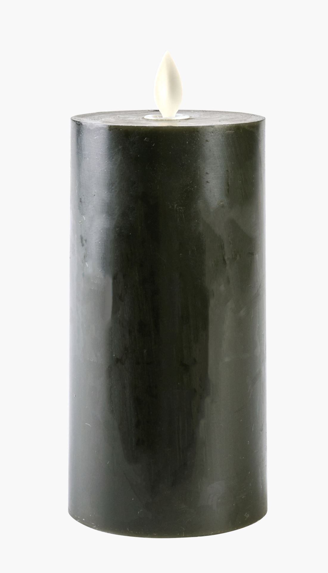 Led-blockljus mörkgrön - 7,5x7,5x10 cm mörkgrön - 1