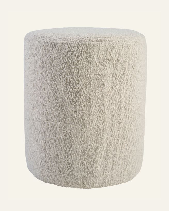 Puff ljusbeige - 34x34x41 cm ø34 ljusbeige - 1