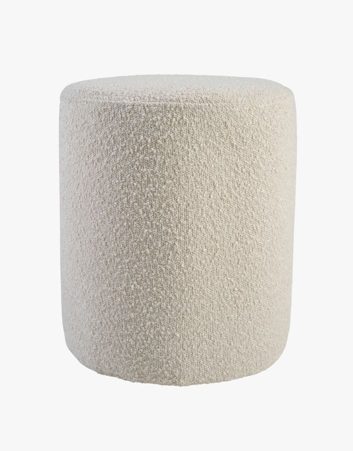 Puff ljusbeige - 34x34x41 cm ø 34 ljusbeige - 1