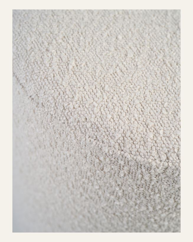 Puff ljusbeige - 34x34x41 cm ø34 ljusbeige - 1