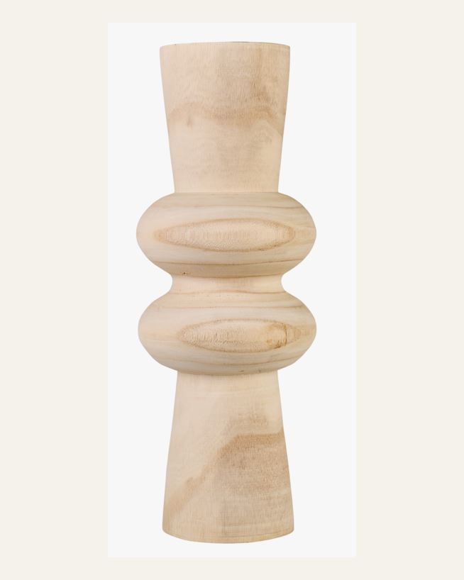 Vas ljus natur - 13,5x13,5x30,8 cm ljus natur - 1