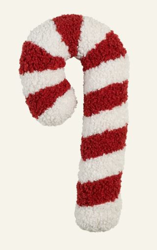 Candycane prydnadskudde röd