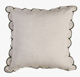 Scallop kuddfodral natur