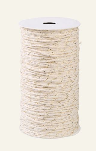 Twist presentsnöre multi/vit