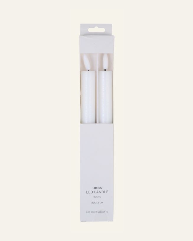 Led kronljus vit - ø2x24,5 cm vit - 1