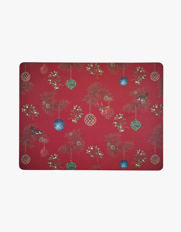 Bordstablett röd - 30x40 cm röd - 1