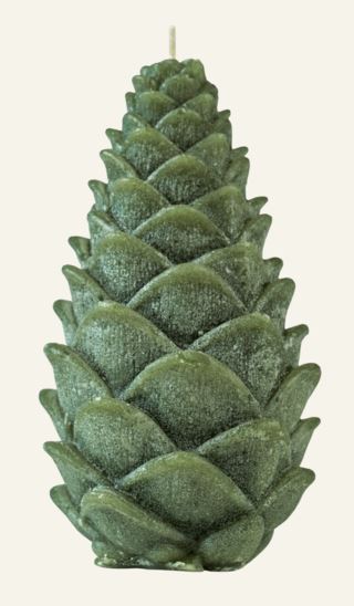 Pinecone large prydnadsljus grön