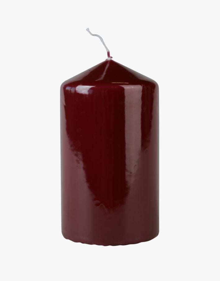 Blockljus burgundy - 6,8x12 cm burgundy - 1