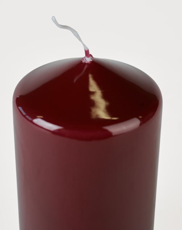 Blockljus burgundy - 2