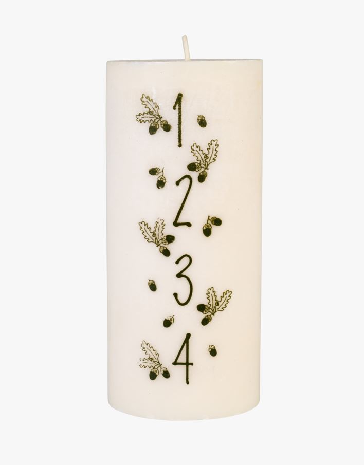 Adventsljus offwhite - 15 cm ø6,8 offwhite - 1