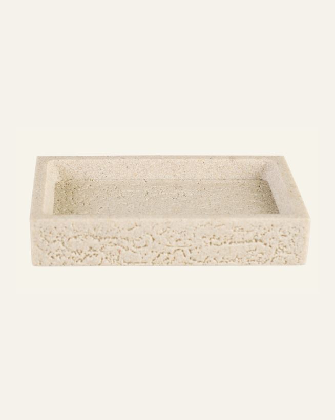 Tvålkopp sand - 13,2x8,7x2,5 cm sand - 1