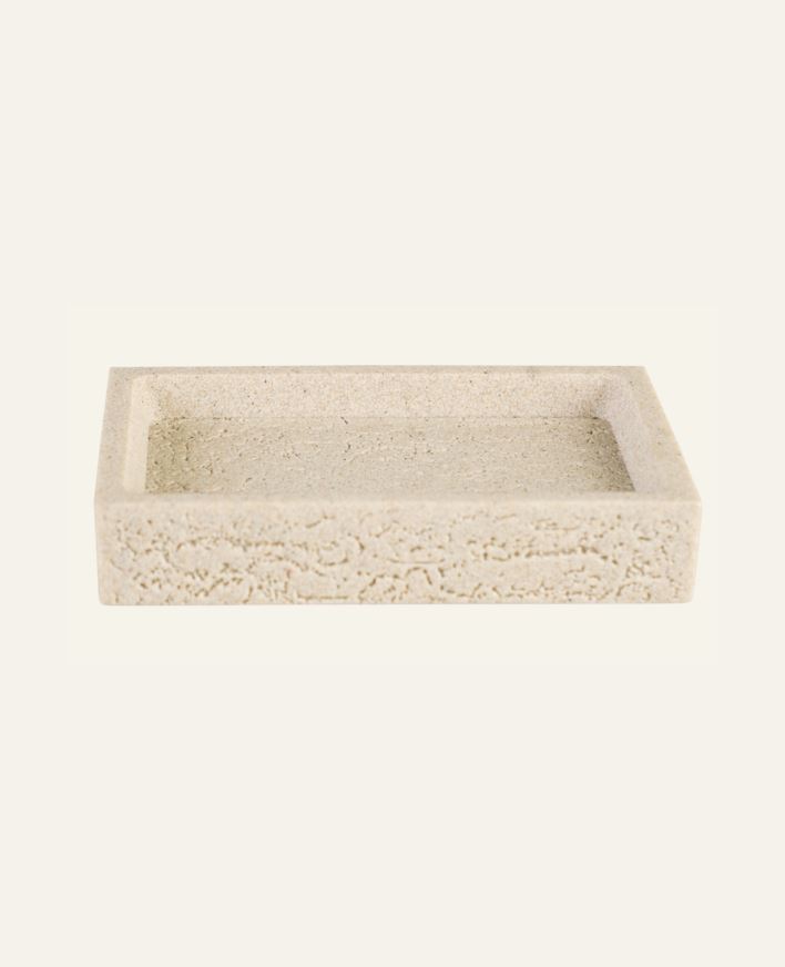 Tvålkopp sand - 13,2x8,7x2,5 cm sand - 1