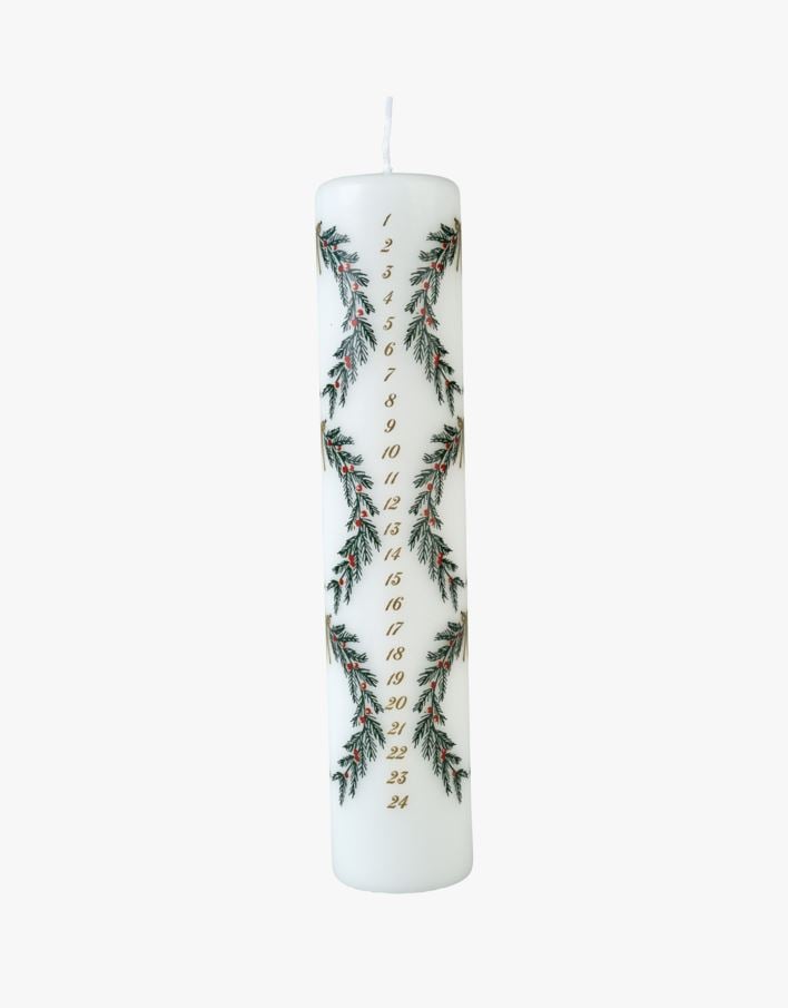 Adventsljus multi/vit - 25 cm 5 cm multi/vit - 1