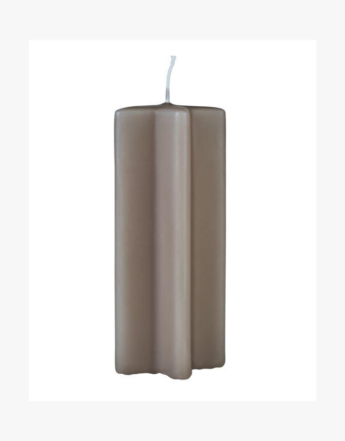 Prydnadsljus mörk sand - 11,5 cm ø 5 mörk sand - 1