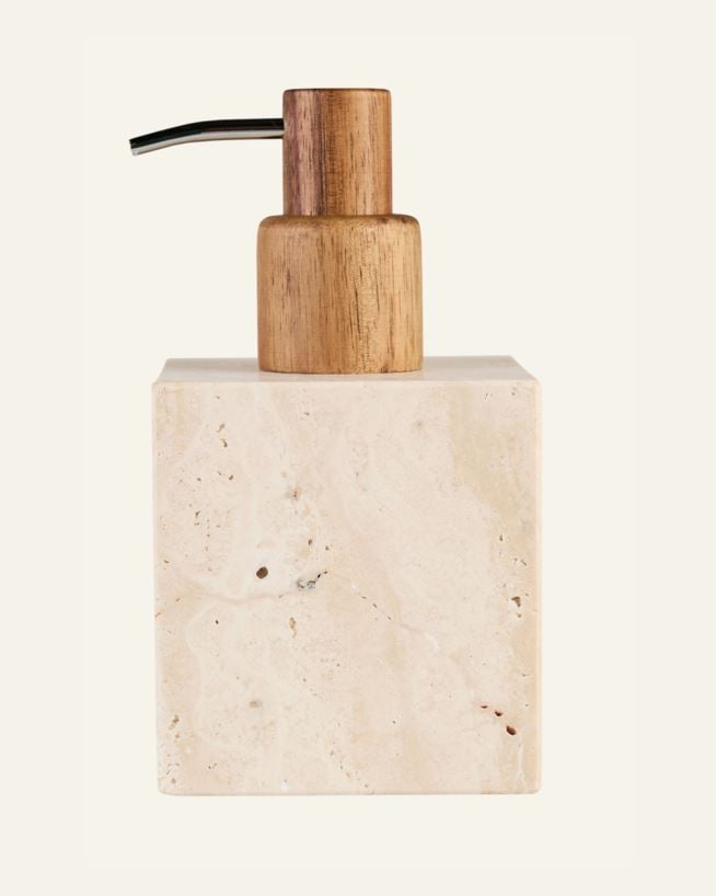 Tvålpump beige - 8,3x8,3x15,2 cm beige - 1