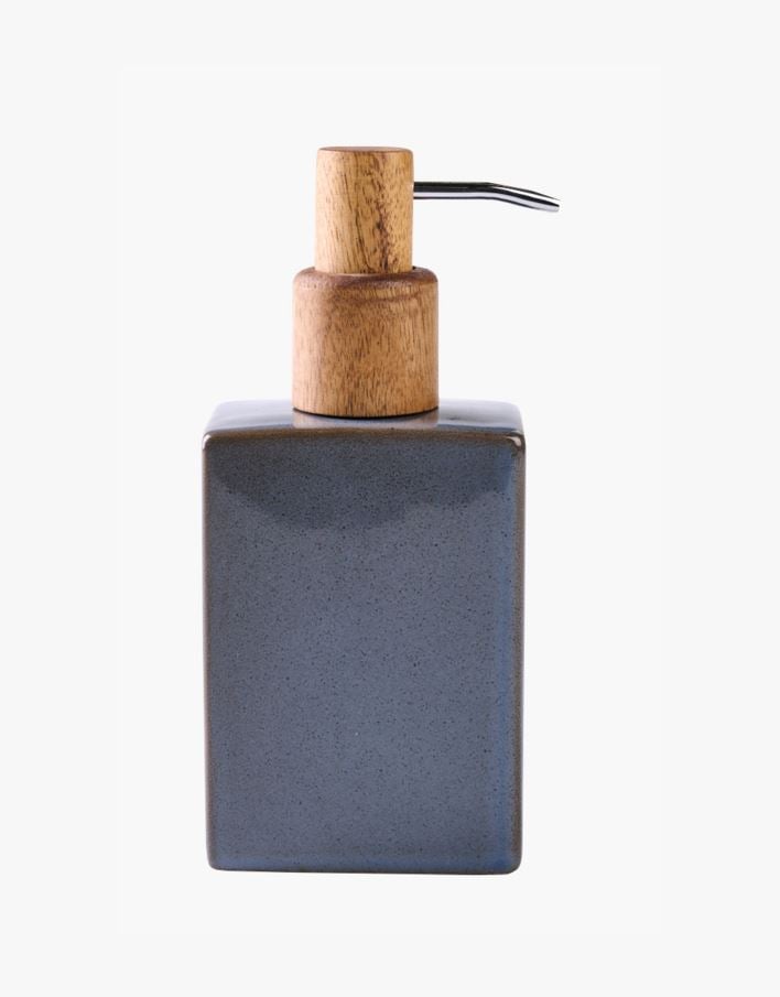 Tvålpump grå - 8,5x5,5x18 cm grå - 1
