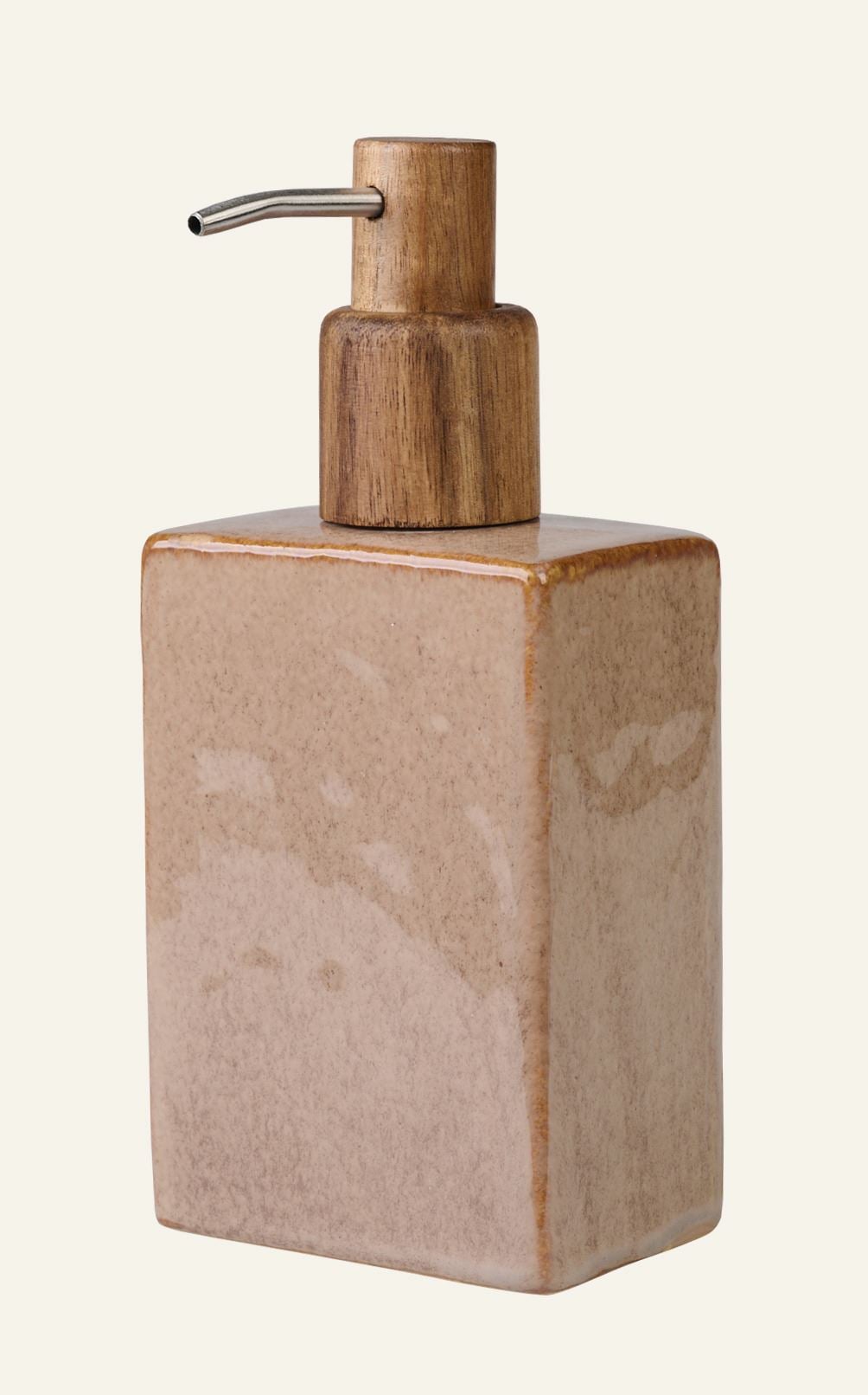 Tvålpump brun - 8,5x5,5x18 cm brun - 1