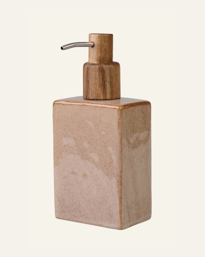 Tvålpump brun - 8,5x5,5x18 cm brun - 1