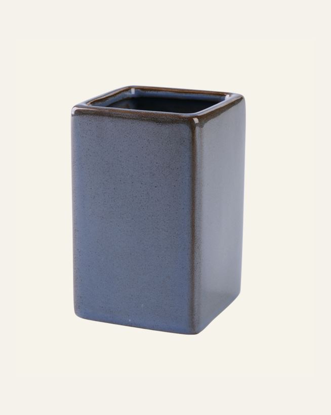 Tandborsthållare grå - 7,2x7,2x11 cm grå - 1