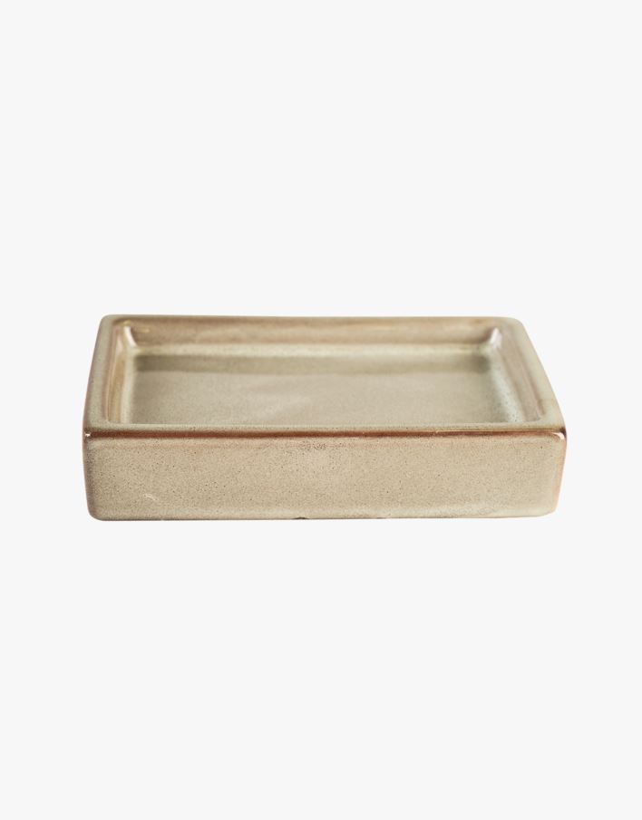 Tvålkopp grön - 13,3x8,7x2,8 cm grön - 1