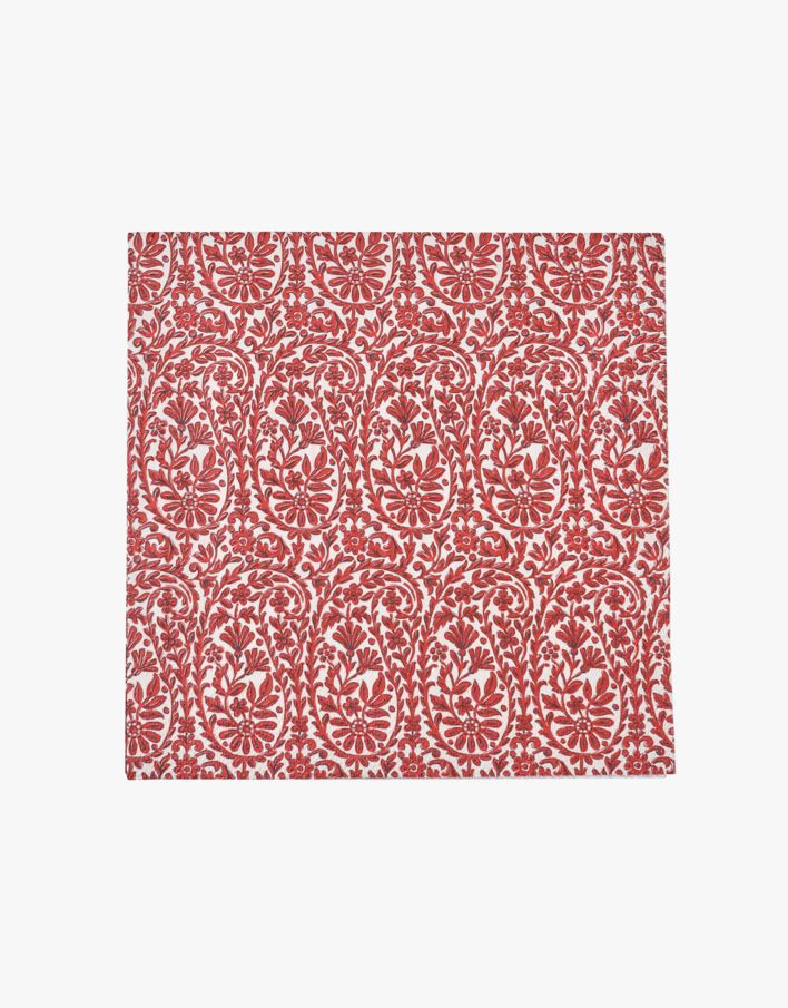 Middagsservetter multi/röd - 40x40 cm multi/röd - 1